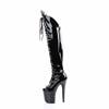 Pleaser - FLAMINGO3016 Platform Overknee Boots - Black Product image